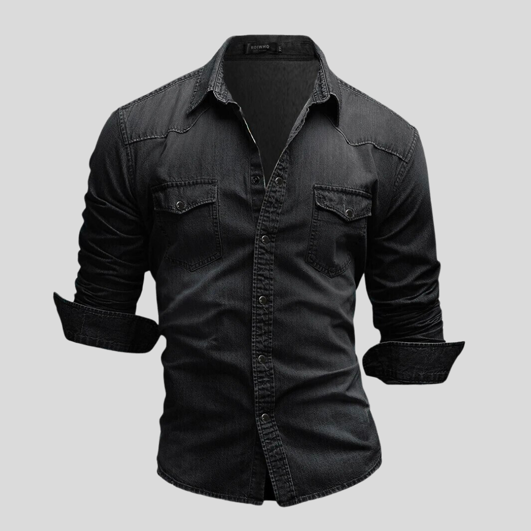 Azel | Camisa de Denim de Estilo Moderno
