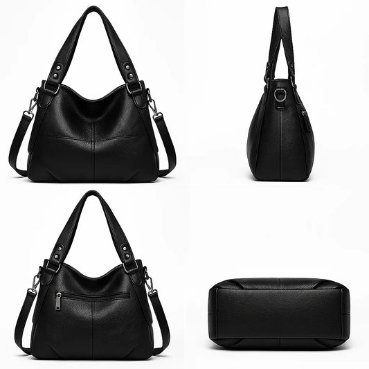 Bolso mujer efecto piel estructurado uso diario