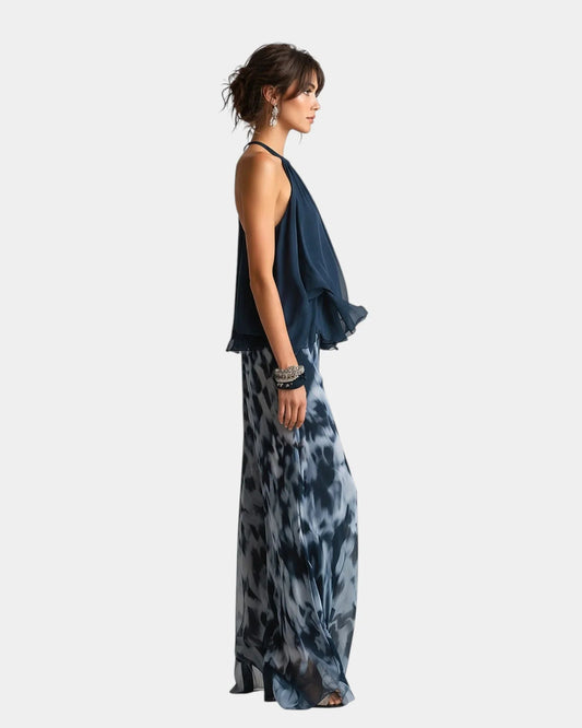 Magali | Conjunto Elegante con Pantalón y Blusa