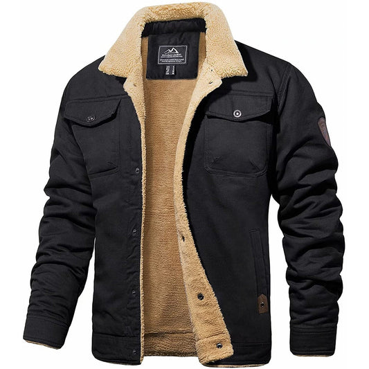 Bomber robusta hombre con forro cálido interior