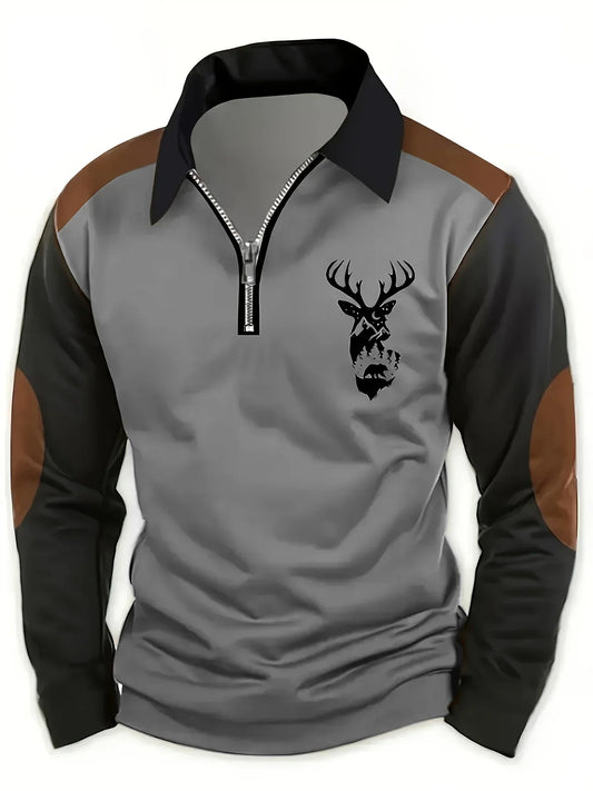 Camisa hombre otoño outdoor manga larga resistente