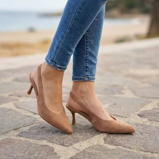 Bella | Slingback de Tacón Elegante
