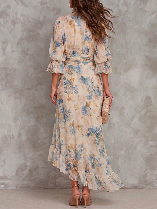 Vestido Maxi Floral Cassia