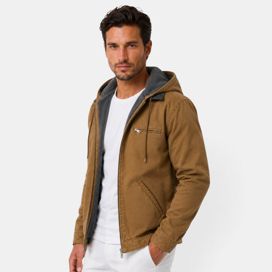 Chaqueta de hombre con capucha y forro polar - imagen 2
