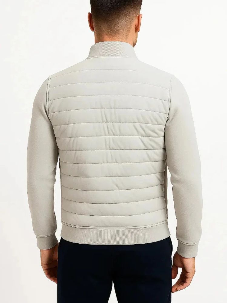 Ezequiel | Chaqueta Híbrida de Hombre Acolchada con Mangas de Punto - vista 6