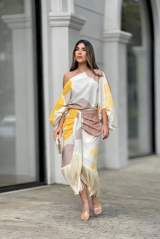 Daniela | Conjunto Dos Piezas con Flecos