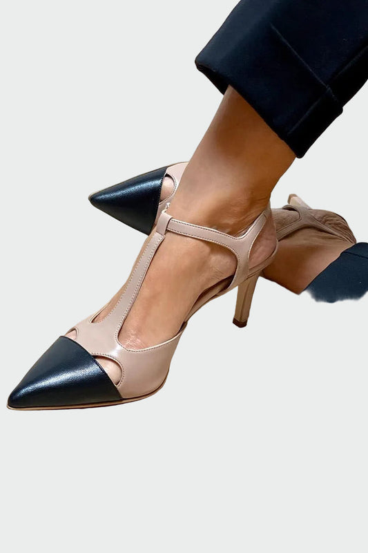 Magdaléna | Zapatos de Tacón con Tira en T
