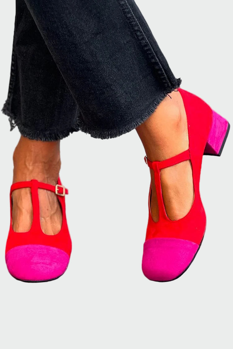 Eva | Tacones Mary Jane con Tira en T