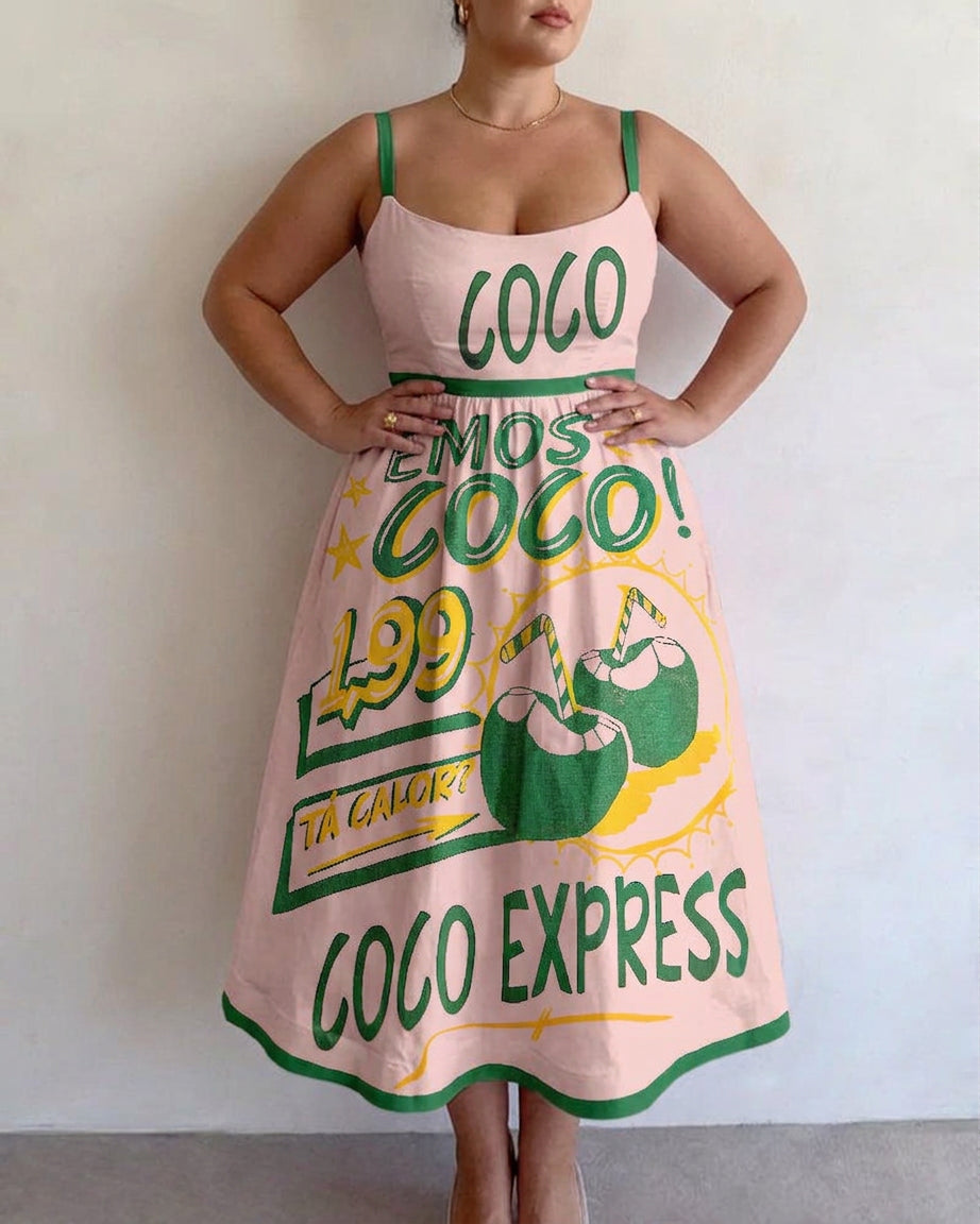 Tallulah | Tropical Market Vestido Midi