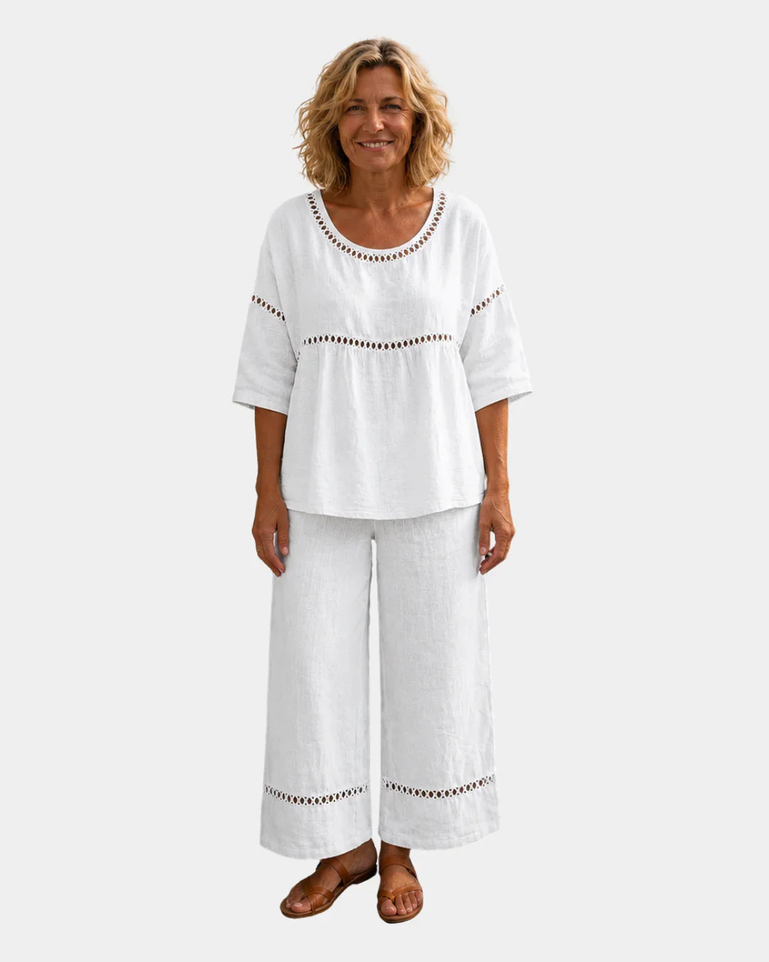 Bonne | Conjunto Fresco con Blusa y Pantalón de Juego