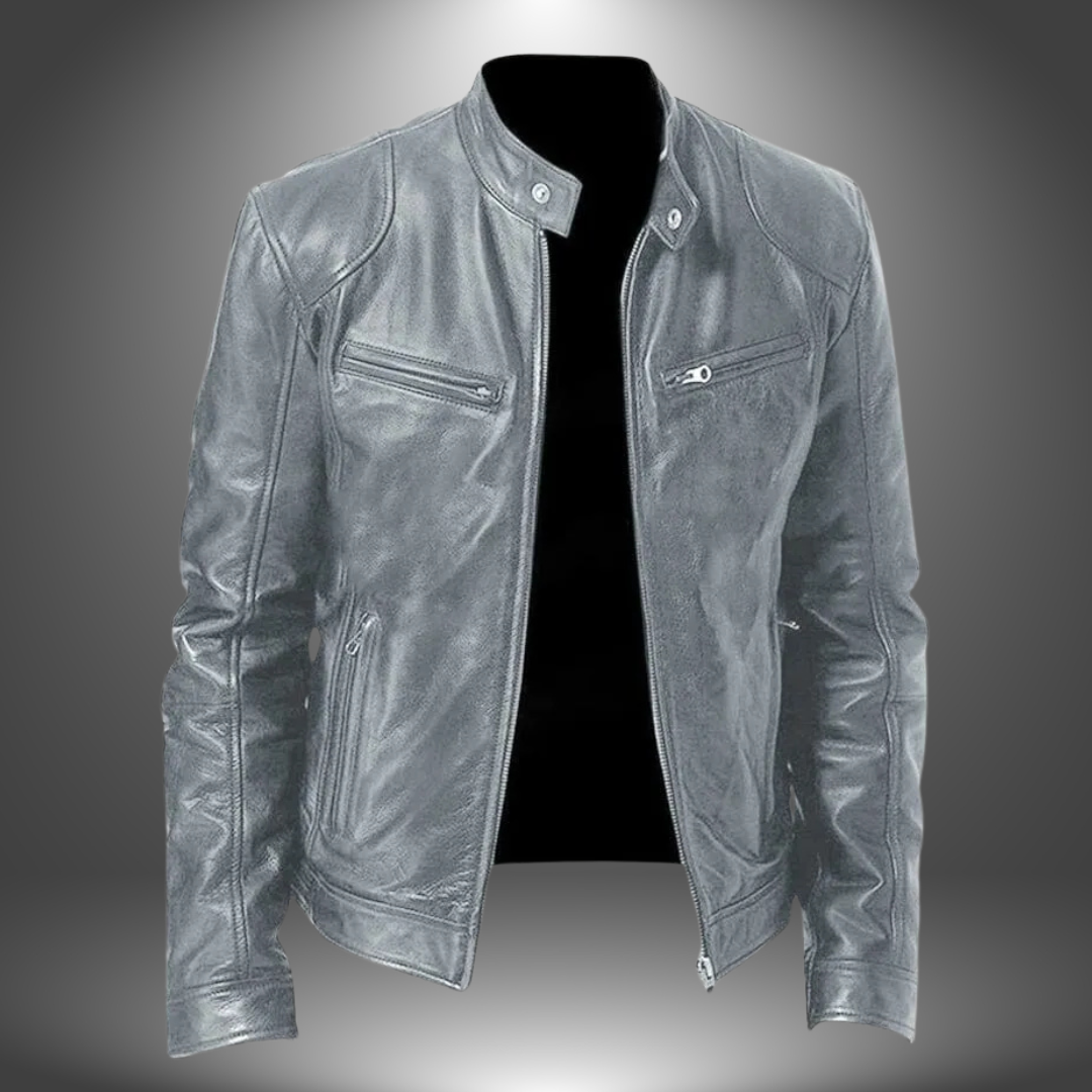 Azel | Chaqueta Efecto Cuero Artesanal para Hombre
