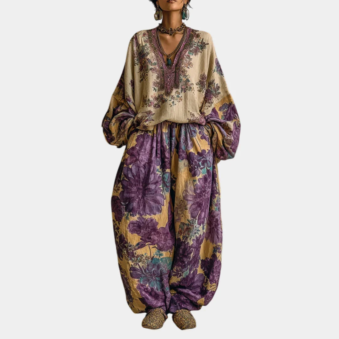 Léonie | Conjunto Floral Bohemio