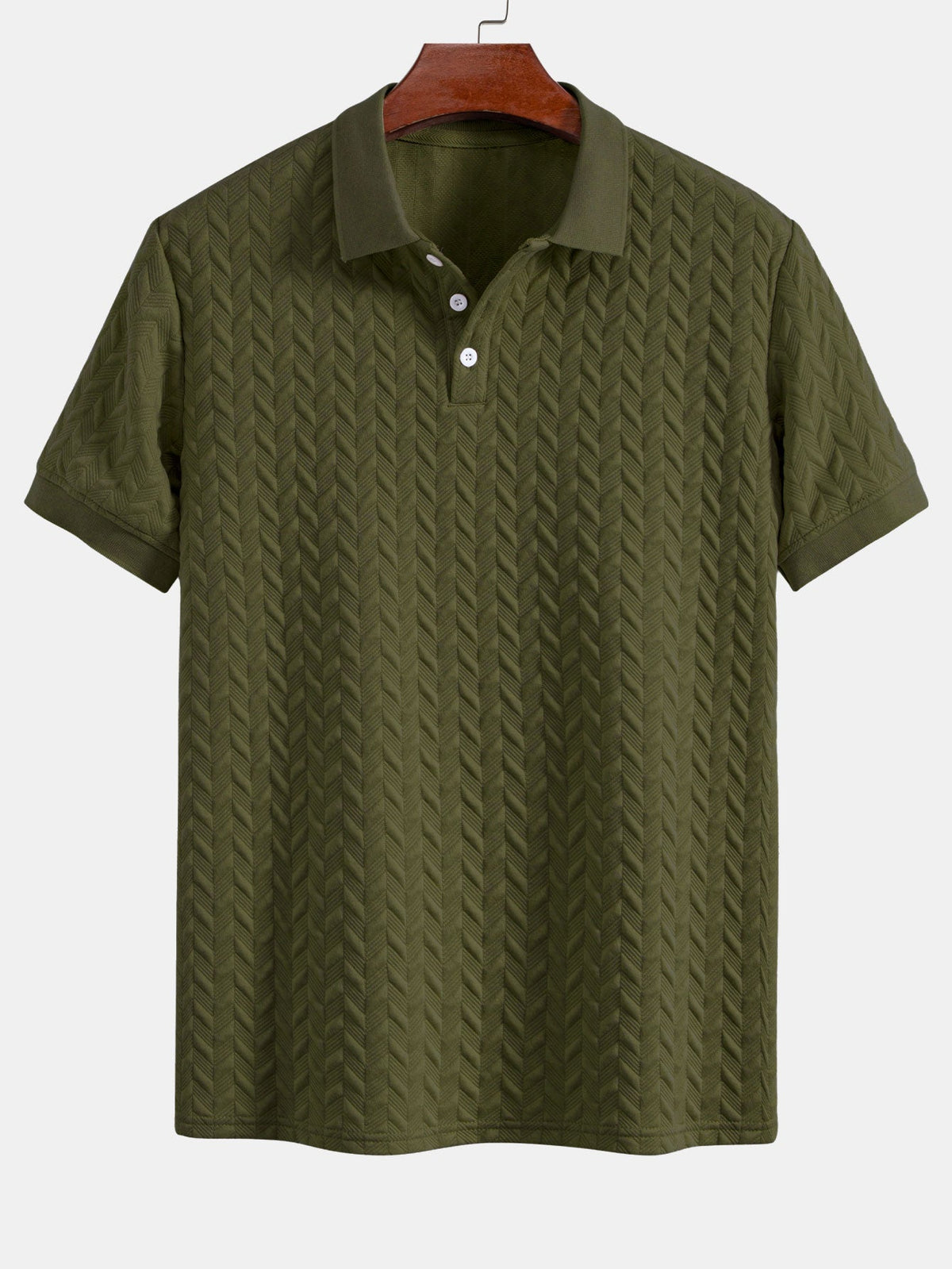 Polo Jacquard Geométrico
