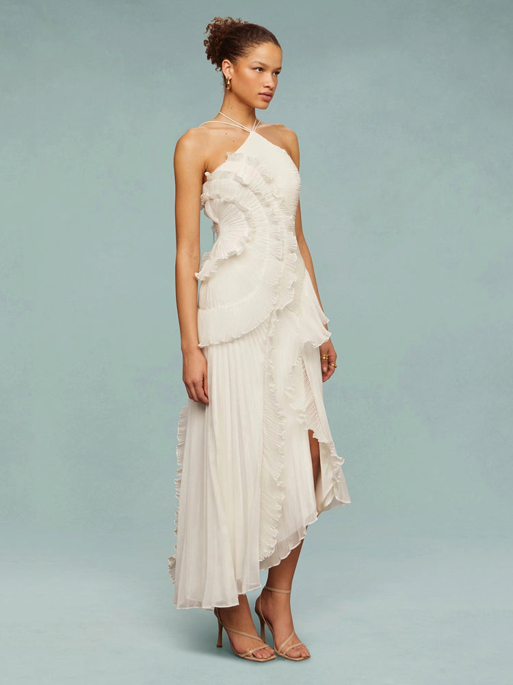 Elena | Vestido Largo Ocean Whirlpool
