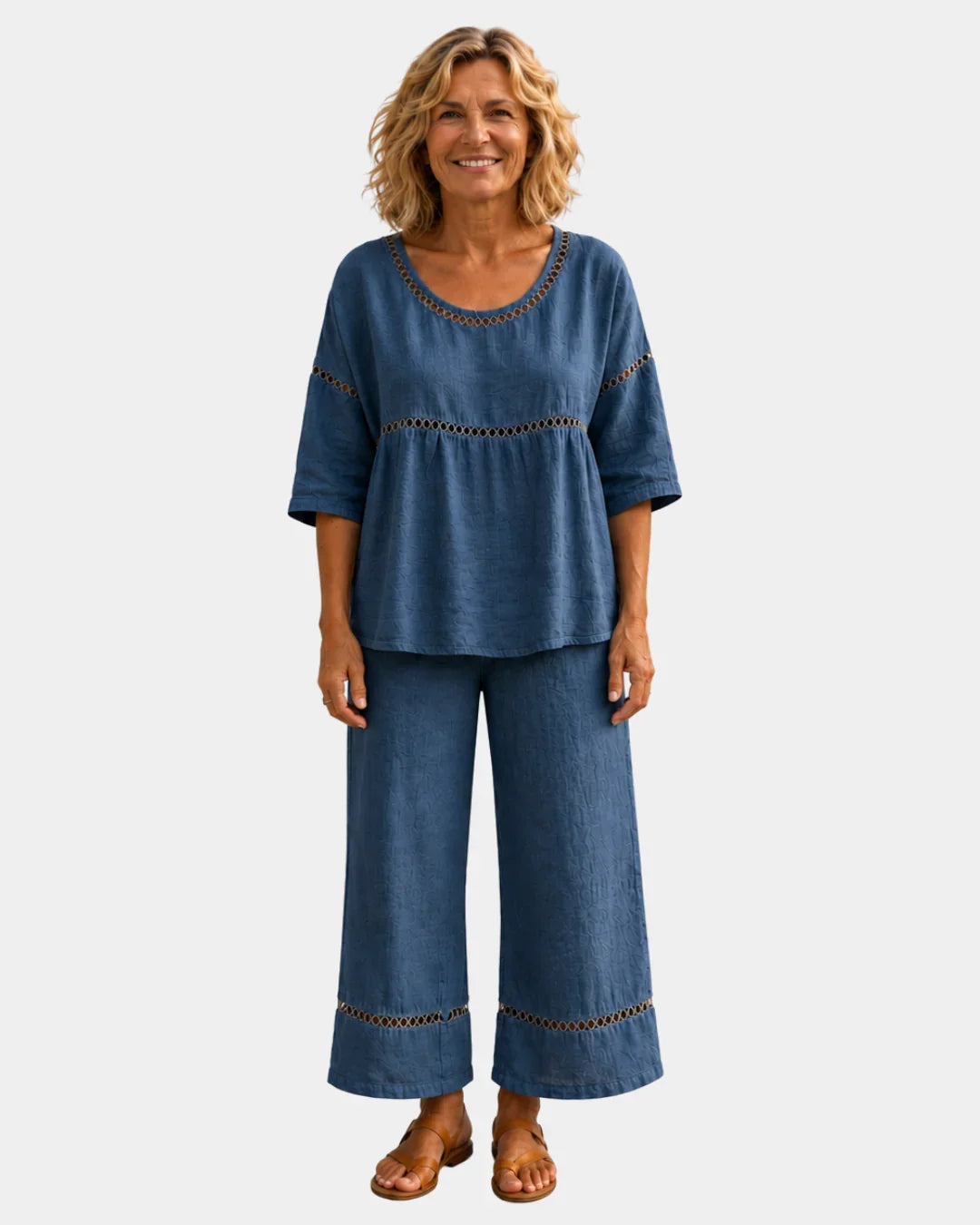 Bonne | Conjunto Fresco con Blusa y Pantalón de Juego