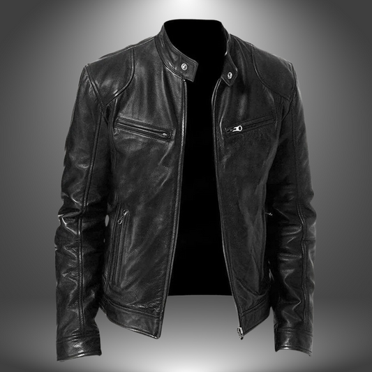 Azel | Chaqueta Efecto Cuero Artesanal para Hombre
