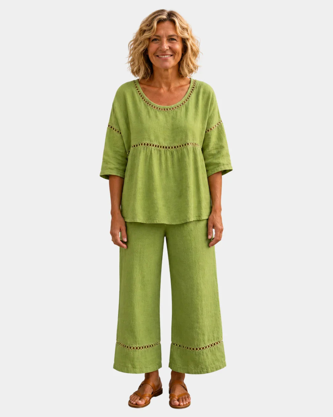 Bonne | Conjunto Fresco con Blusa y Pantalón de Juego