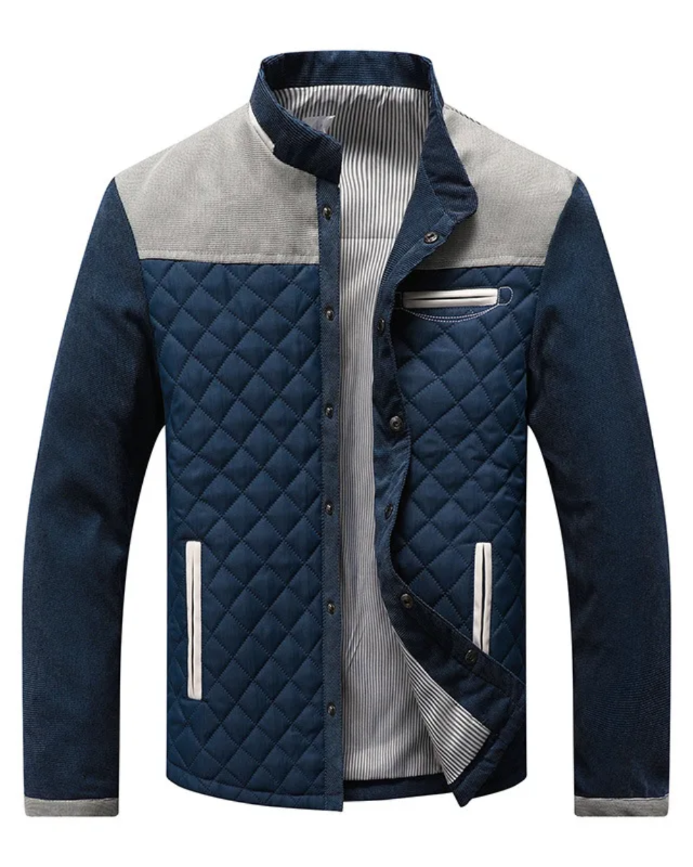 Chaqueta elegante hombre corte estructurado