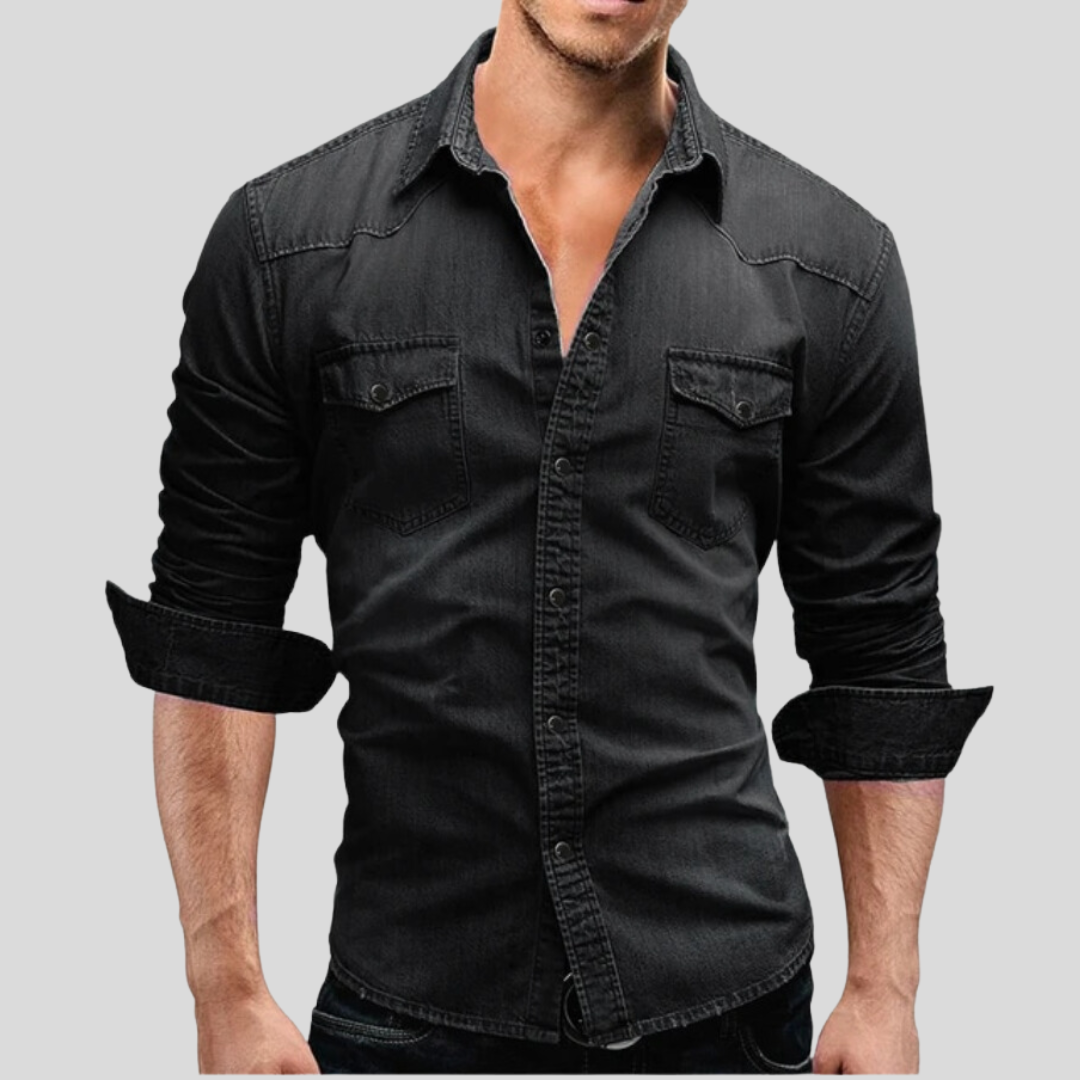 Azel | Camisa de Denim de Estilo Moderno
