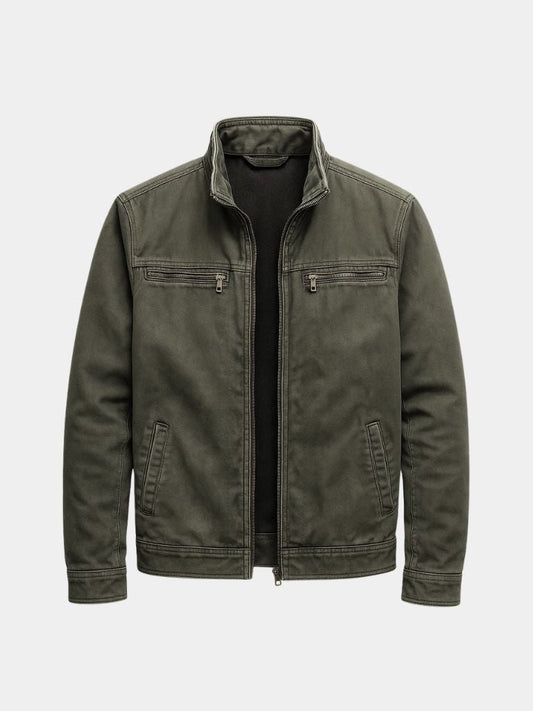 Chaqueta campo vintage mujer verde oliva militar