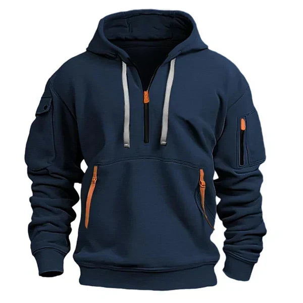 Sudadera capucha hombre elegante y cálida