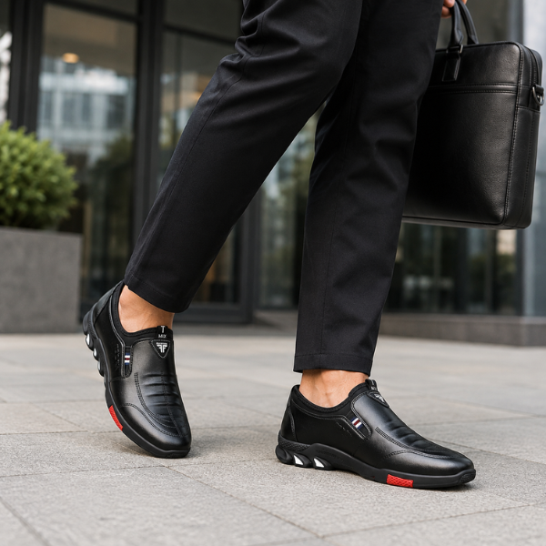 Zapatos elegantes hombre con suela antideslizante