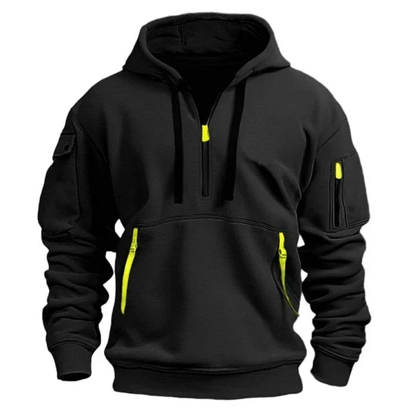 Sudadera capucha hombre elegante y cálida