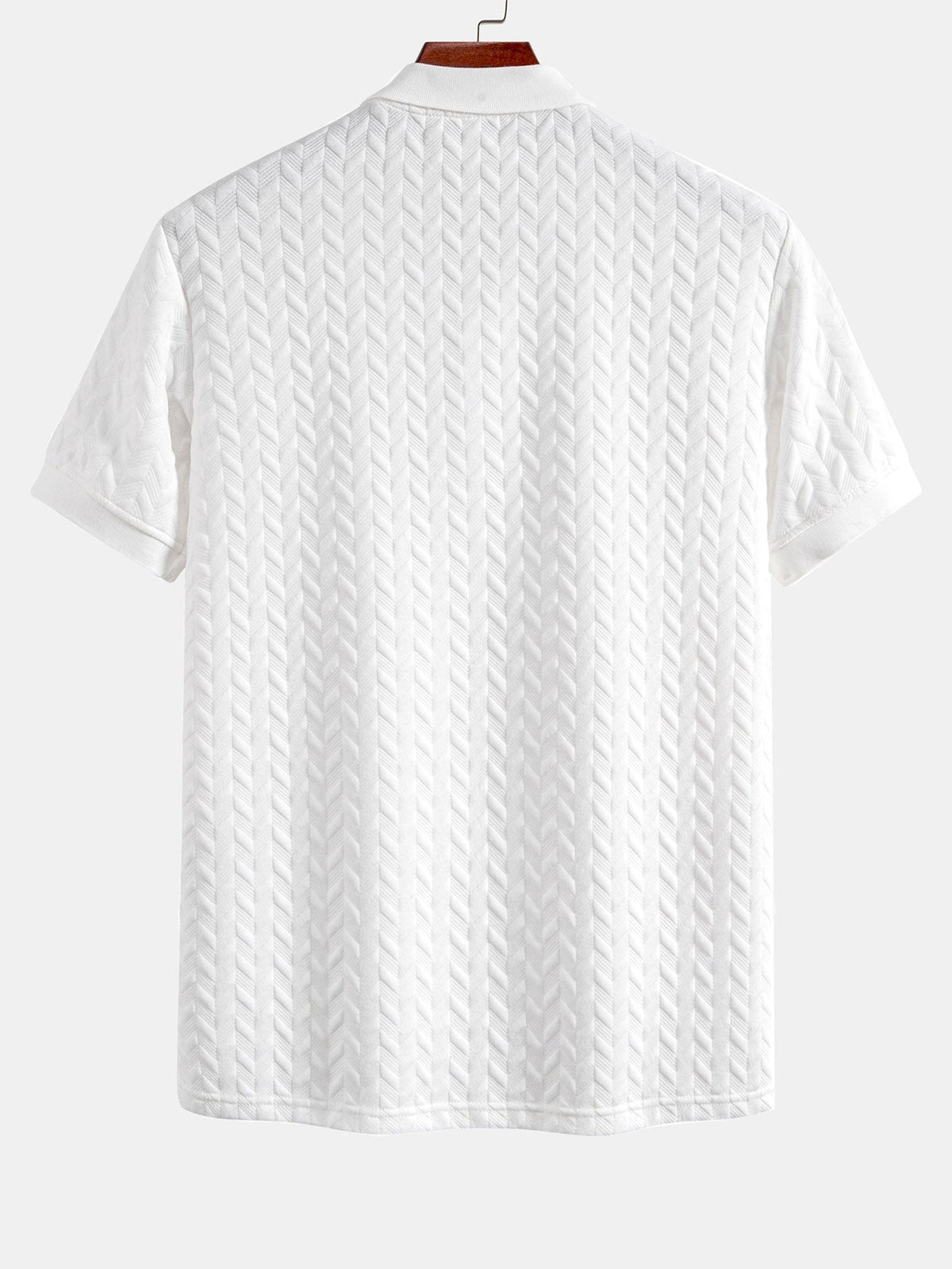 Polo Jacquard Geométrico