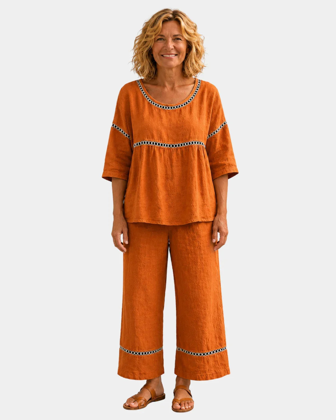 Bonne | Conjunto Fresco con Blusa y Pantalón de Juego