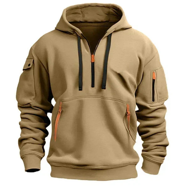 Sudadera capucha hombre elegante y cálida