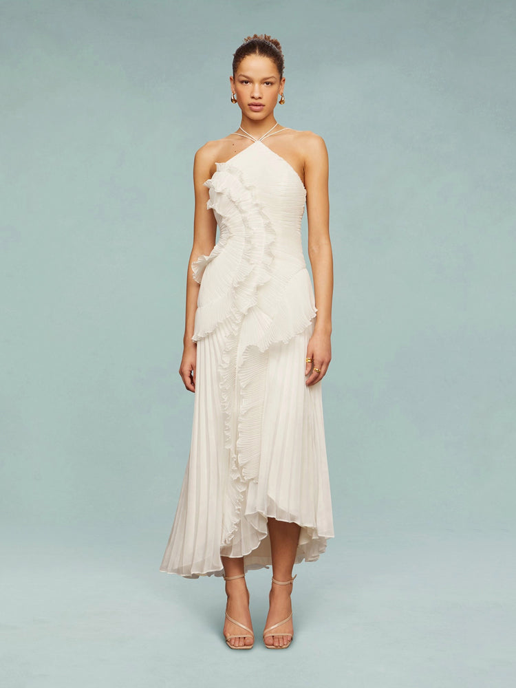 Elena | Vestido Largo Ocean Whirlpool