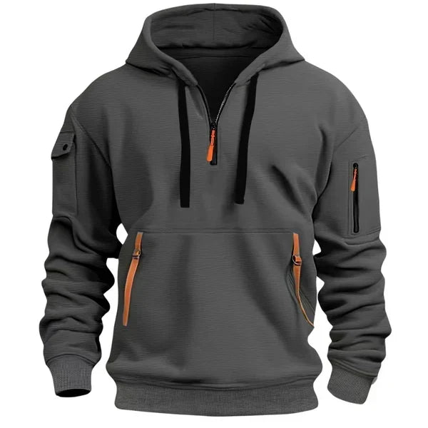 Sudadera capucha hombre elegante y cálida