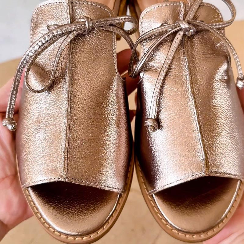 Lilliana – Sandalias de Cuero Estilo Pulsera