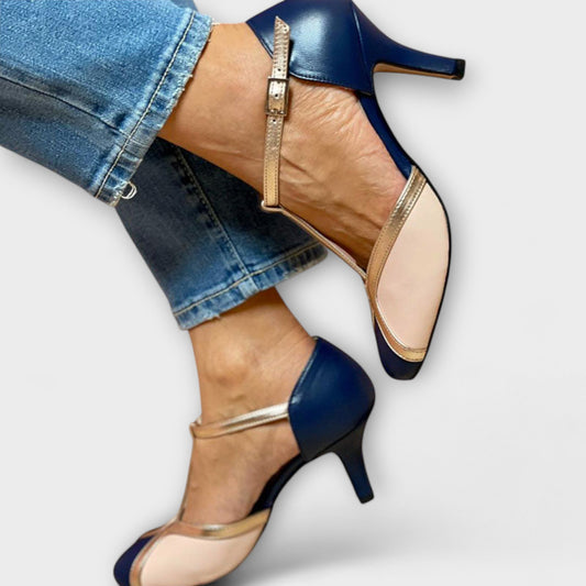 Clara | Tacones T-strap Vintage Clásicos