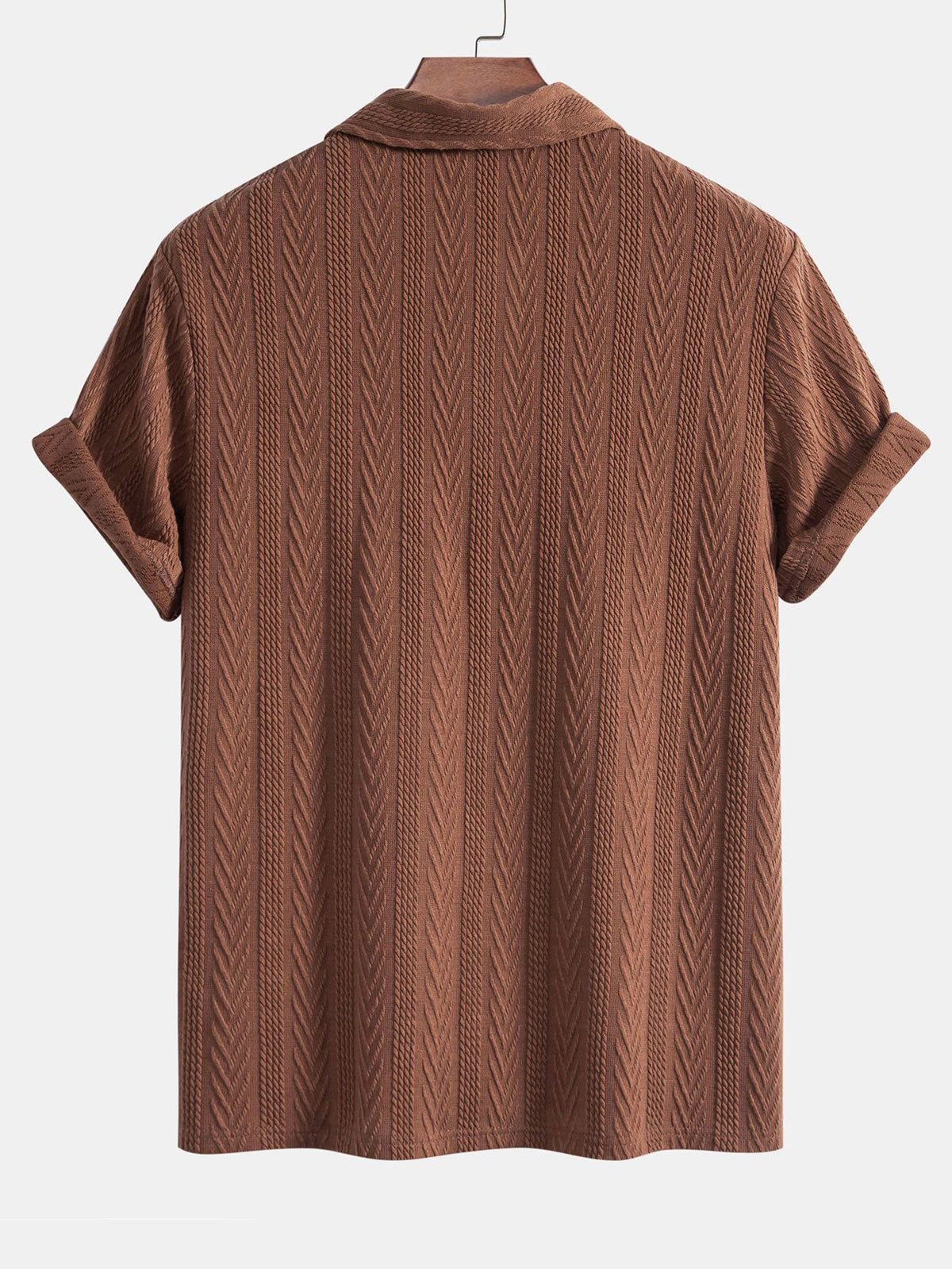 Polo de Punto Jacquard Geométrico
