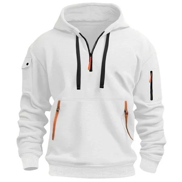 Sudadera capucha hombre elegante y cálida
