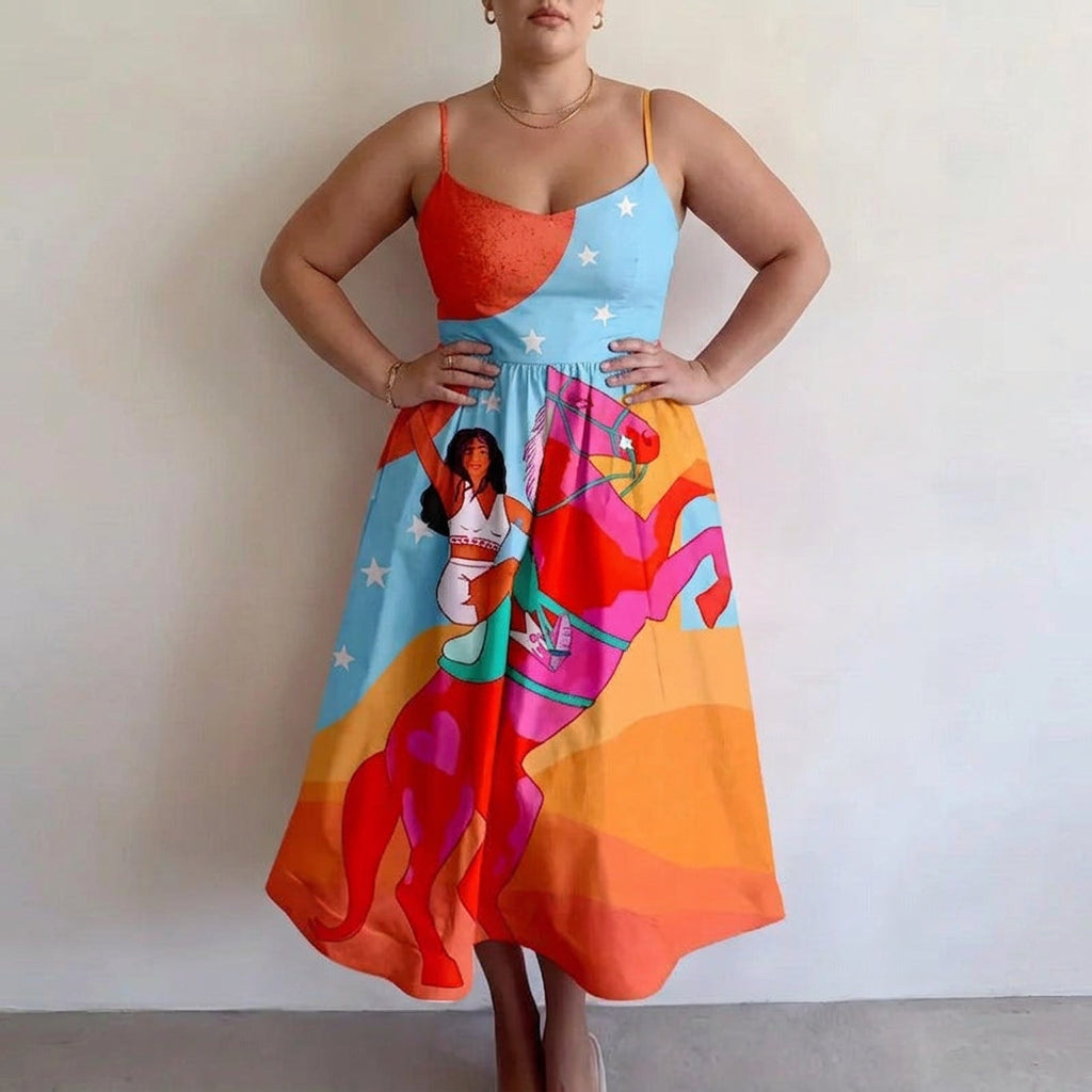 Solavienne | Sunset Musa Vestido Midi