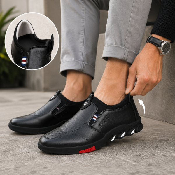 Zapatos elegantes hombre con suela antideslizante