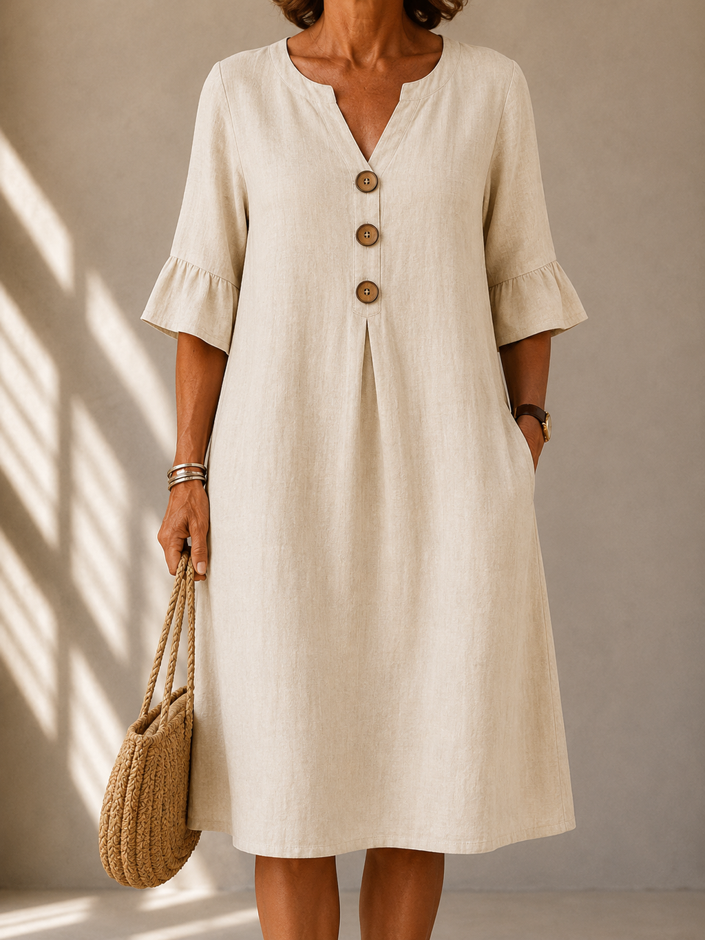 Eleanor | Vestido con Botones