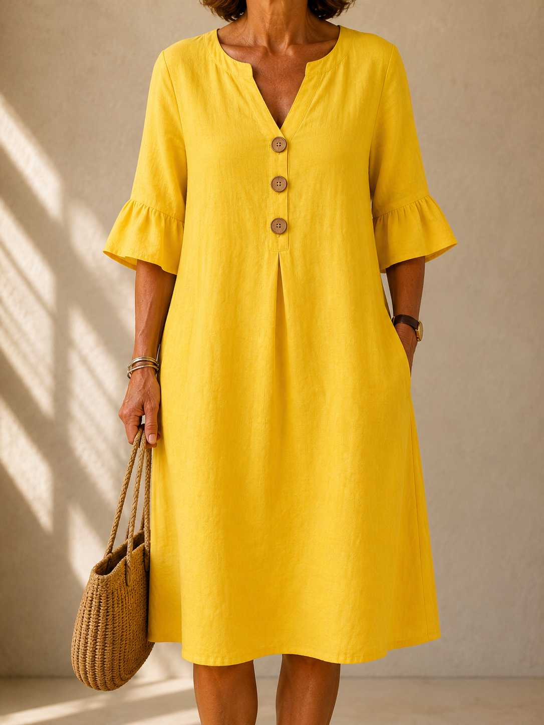 Charlotte | Vestido Abotonado