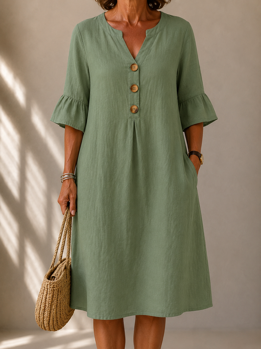 Margaret | Vestido con Botones