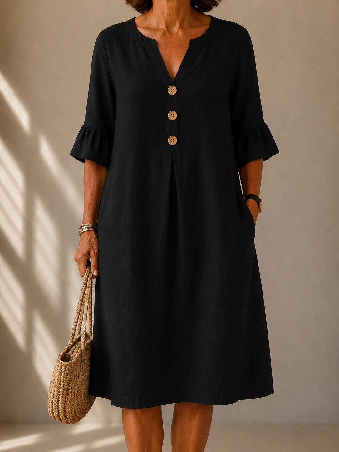 Sylvia | Vestido Abotonado