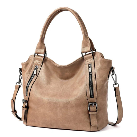 Bolso mujer diario efecto piel organizado
