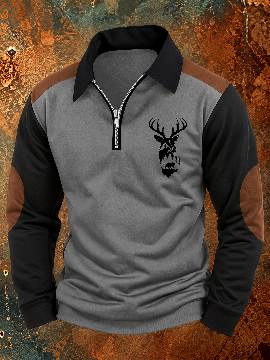 Camisa hombre otoño outdoor manga larga resistente