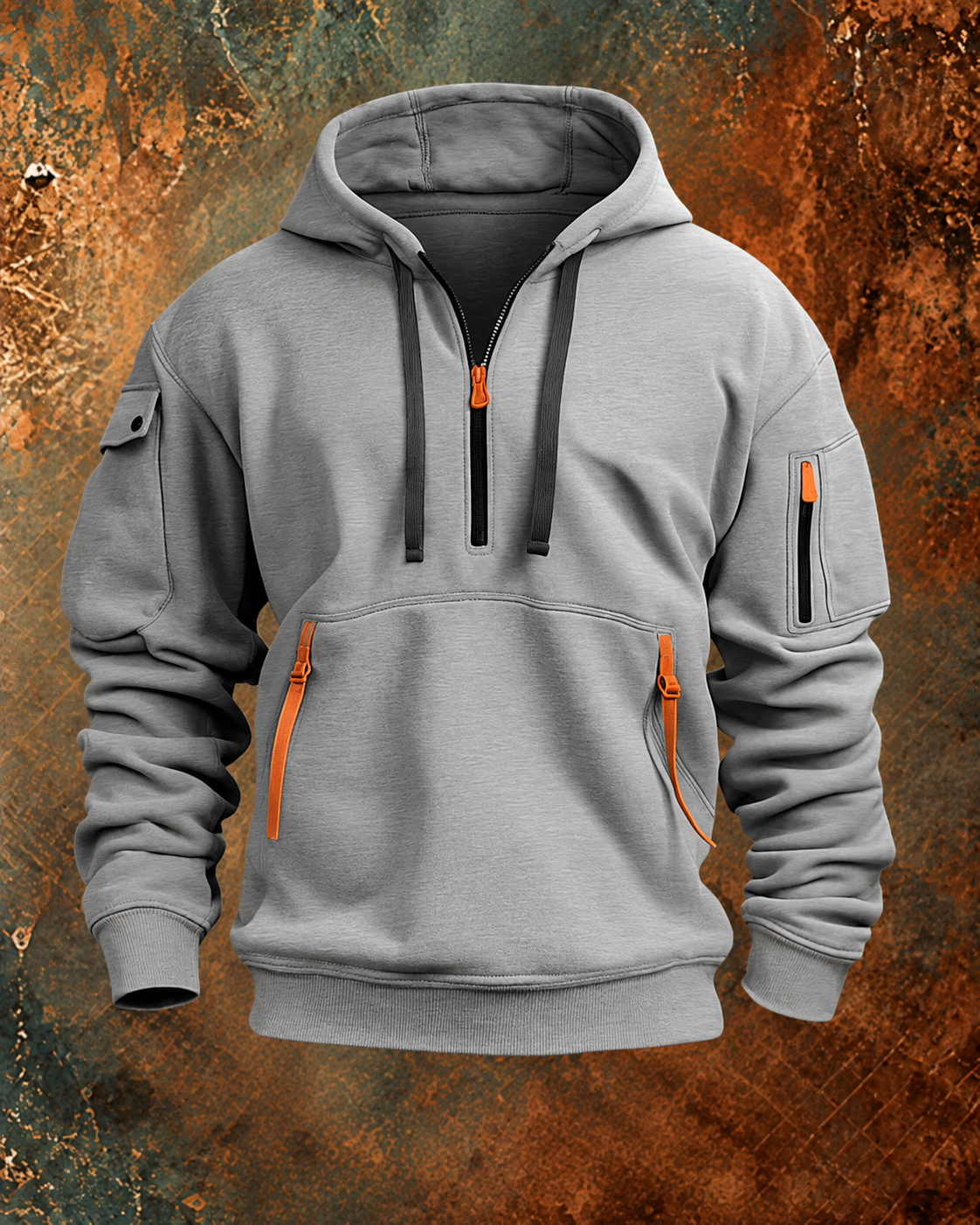 Sudadera capucha hombre elegante y cálida