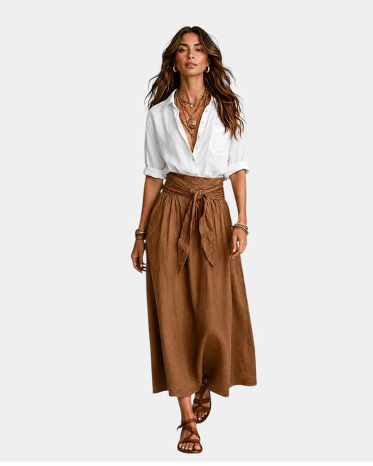 Danika | Falda Midi + Camisa de Regalo