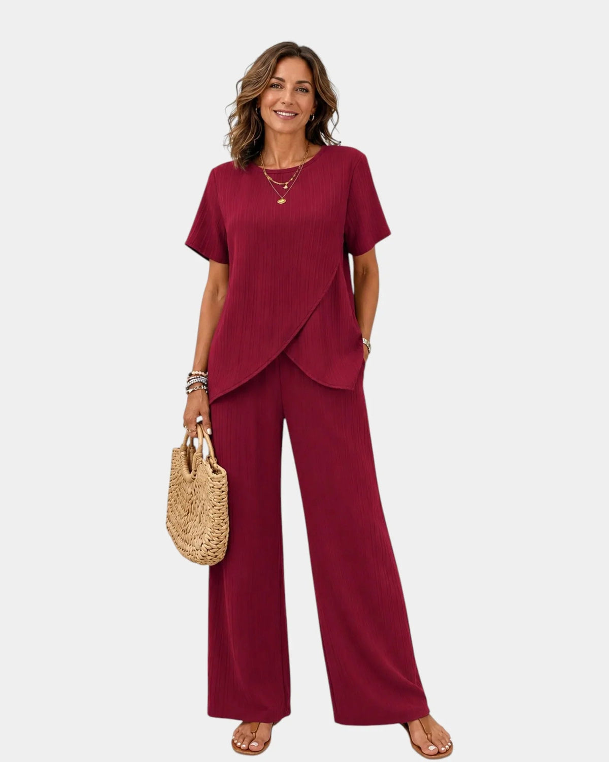 Nadège | Conjunto Elegante de Dos Piezas