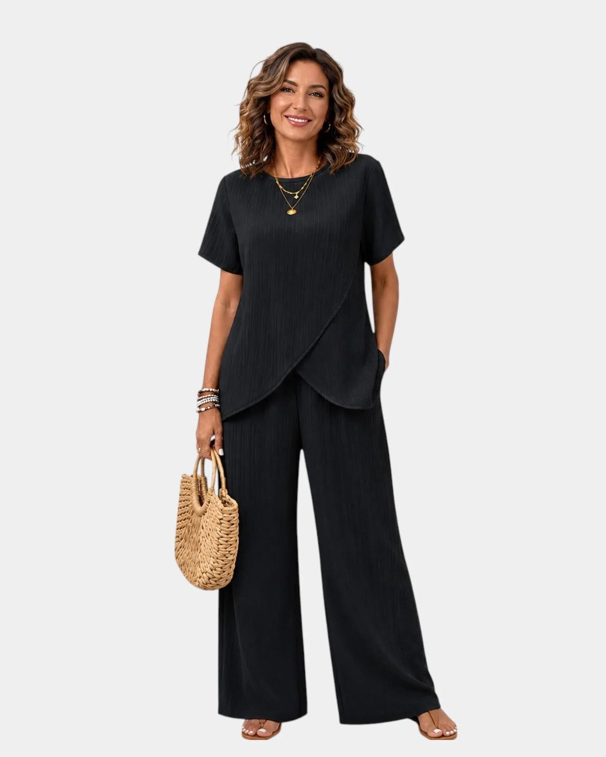 Nadège | Conjunto Elegante de Dos Piezas