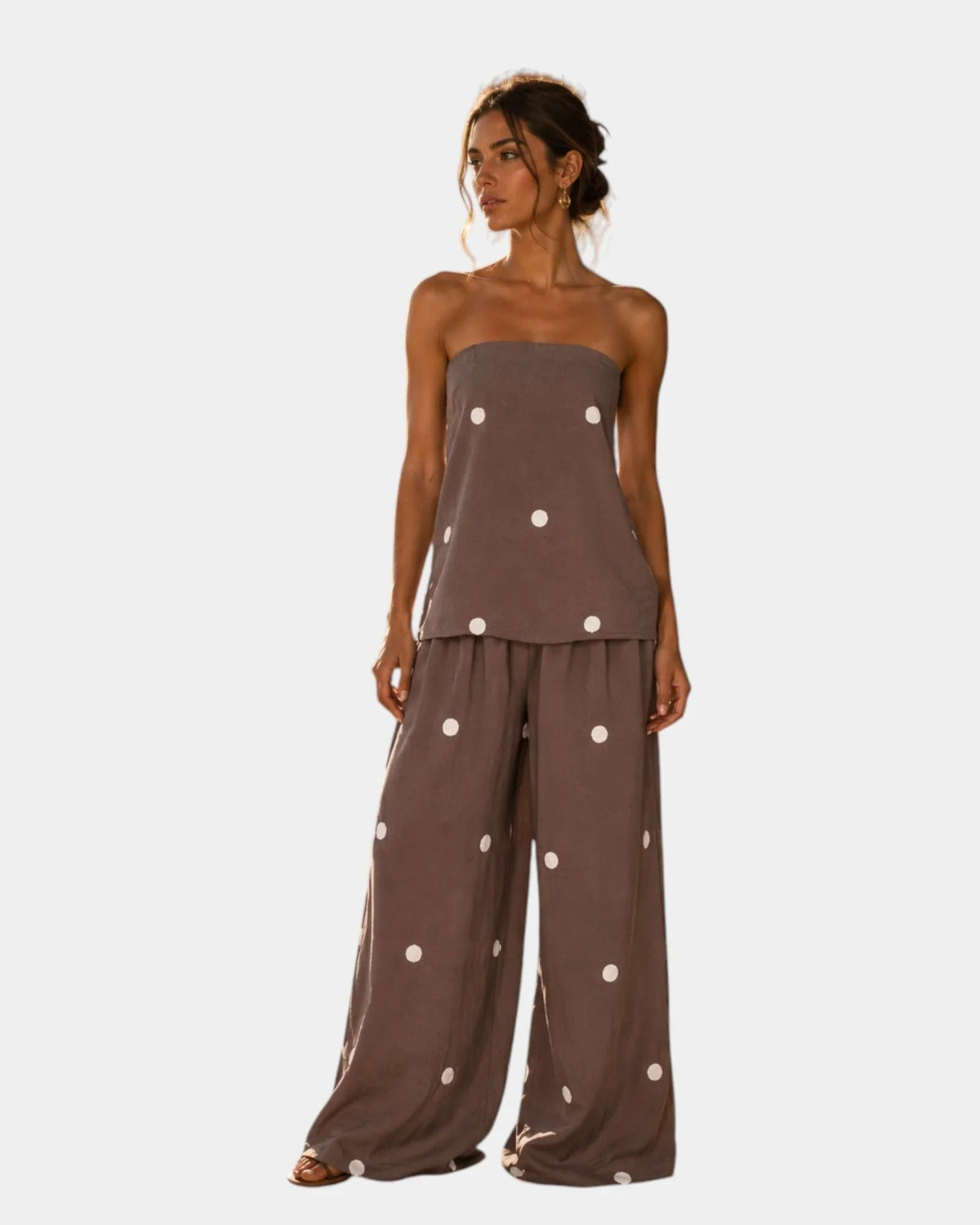 Djamila | Conjunto Mediterráneo con Lunares