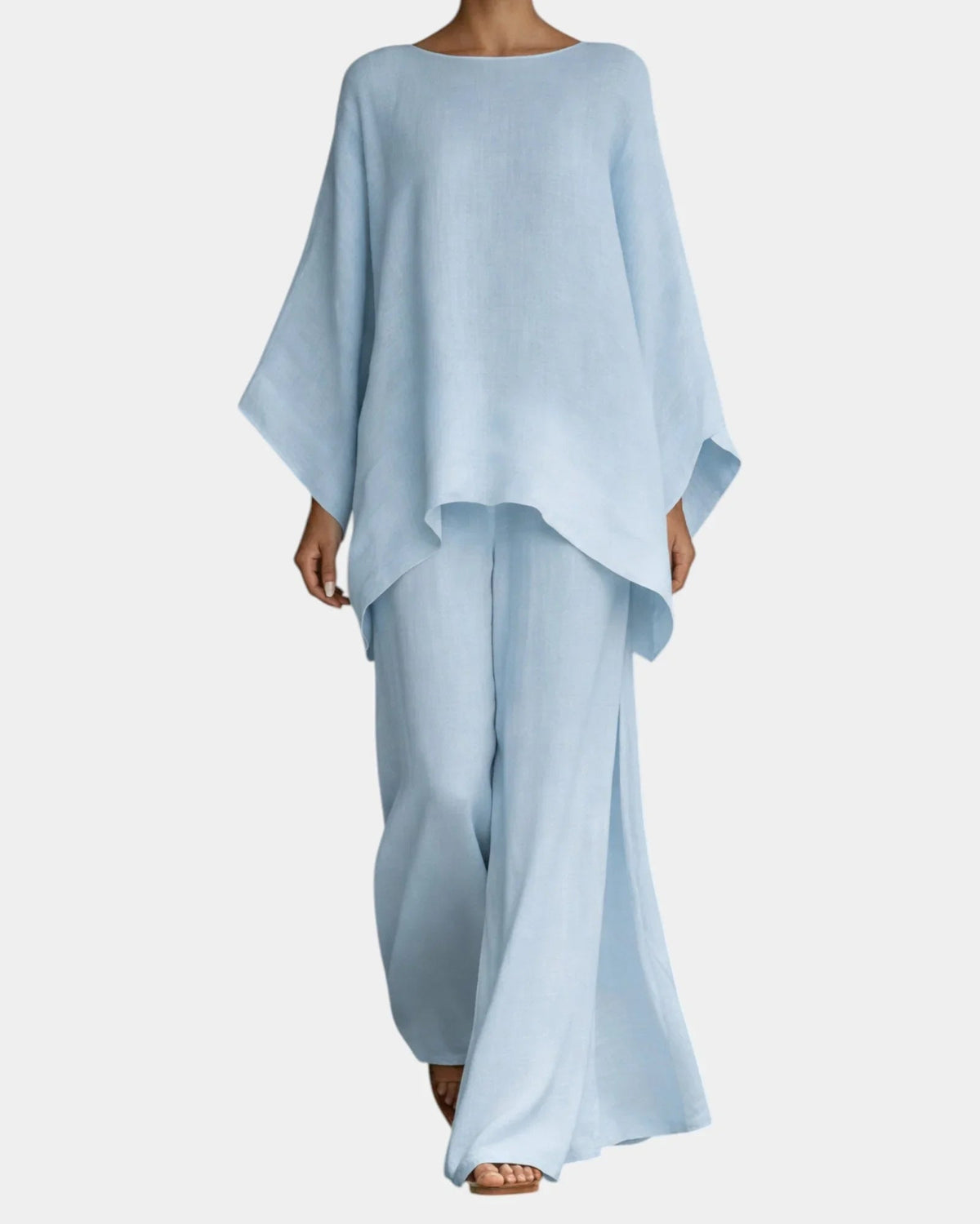 Mavie | Conjunto Fluido de Pantalón y Blusa